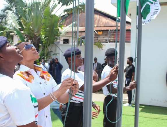 NDC 32nd anniversary: Ghana needs urgent reset - Prof. Opoku-Agyemang 1 NDC FLAG RAISING 5 1 Channel1 News NDC 32nd anniversary: Ghana needs urgent reset - Prof. Opoku-Agyemang