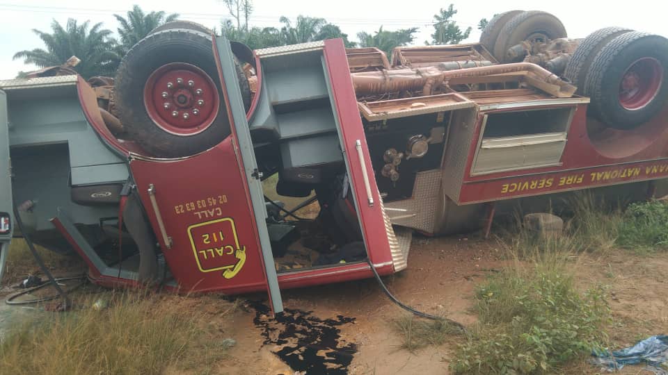 Seven firefighters hospitalised after fire engine was involved in an accident 3 IMG 20240721 WA0005 Channel1 News Seven firefighters hospitalised after fire engine was involved in an accident
