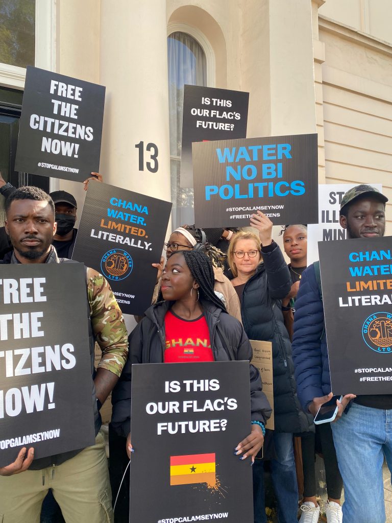 IMG 20241005 WA0033 Channel1 News Galamsey fight: Ghanaians in UK protest at High Commission