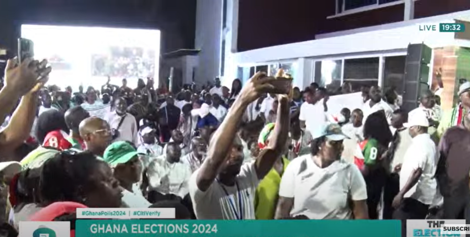 jubilate 12 Channel1 News NDC celebrates nationwide as Mahama wins 2024 elections