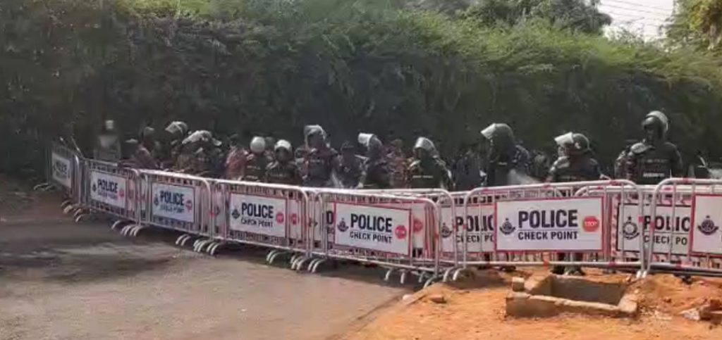 police 2 Channel1 News EC resumes re-collation of nine disputed constituencies amid heavy security