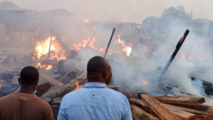 fire1 Channel1 News Kumasi Wood Market ravaged by fire