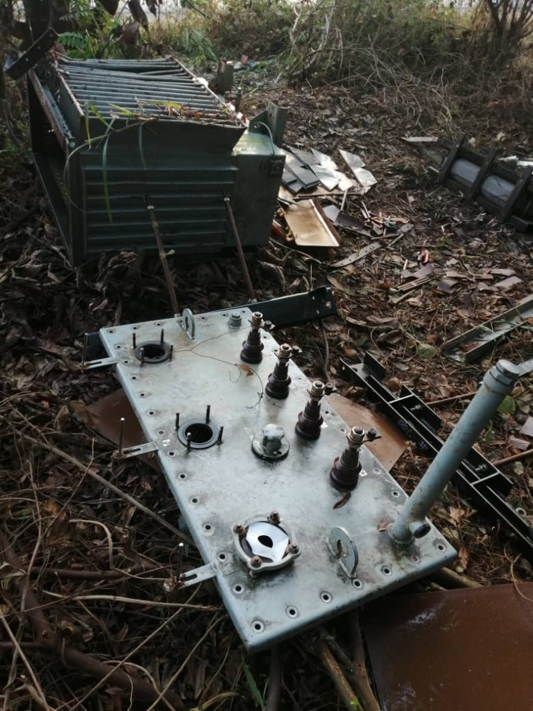 ECG transformers vandalised in Bogoso 2 Social Vandalize Transformers 2 768x1024 1 Channel1 News ECG transformers vandalised in Bogoso