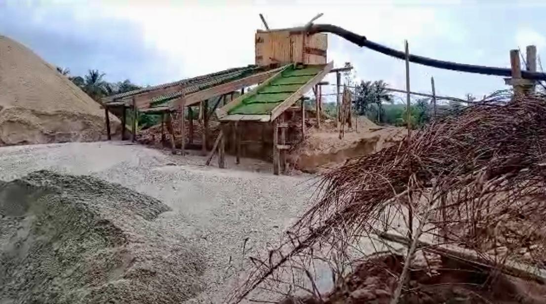 galamsey 8 Channel1 News River Pra: Three Chinese, one Ghanaian arrested for Galamsey