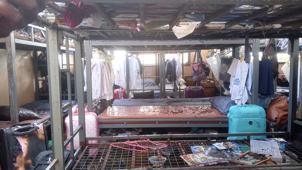 Labone 3 Channel1 News Fire ravages girls' dormitory of Labone SHS