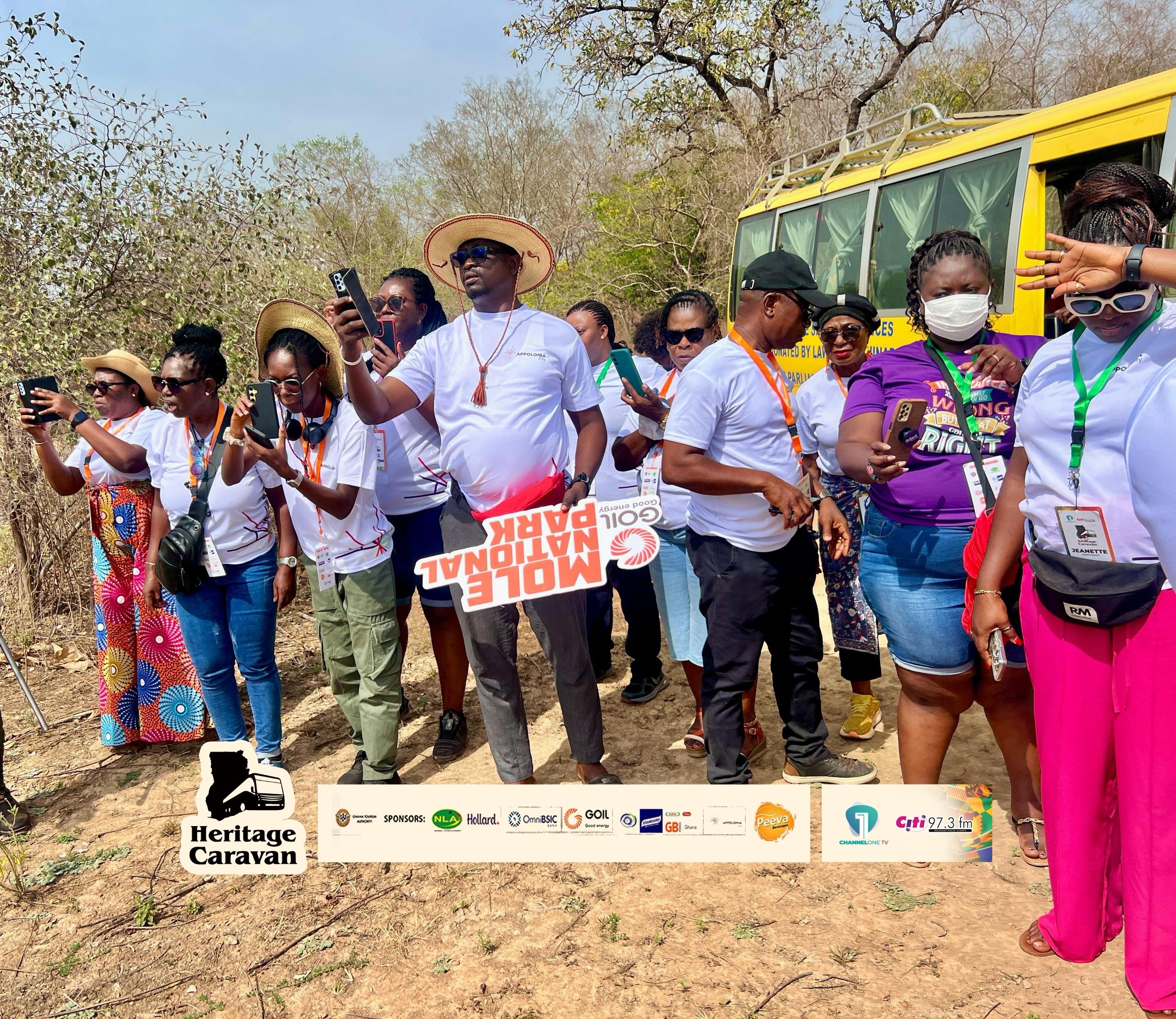 MOLE 10 Channel1 News 2025 Heritage Caravan takes a Safari Ride at Mole National Park