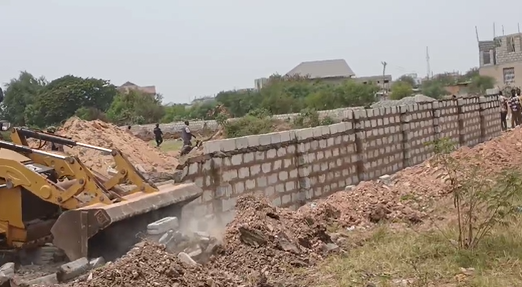Tema Wetlands3 Channel1 News Linda Ocloo leads team to demolish ongoing projects at Tema Ramsar site