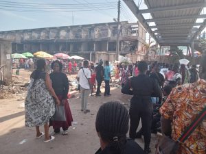 Blue light 1 Channel1 News Military deployed as traders breach Adum security zone