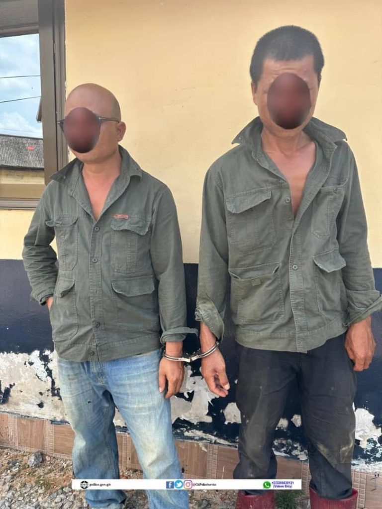 W/R: 7 Ghanaians, 4 Chinese arrested for illegal mining 1 IMG 20250401 WA0024 Channel1 News W/R: 7 Ghanaians, 4 Chinese arrested for illegal mining